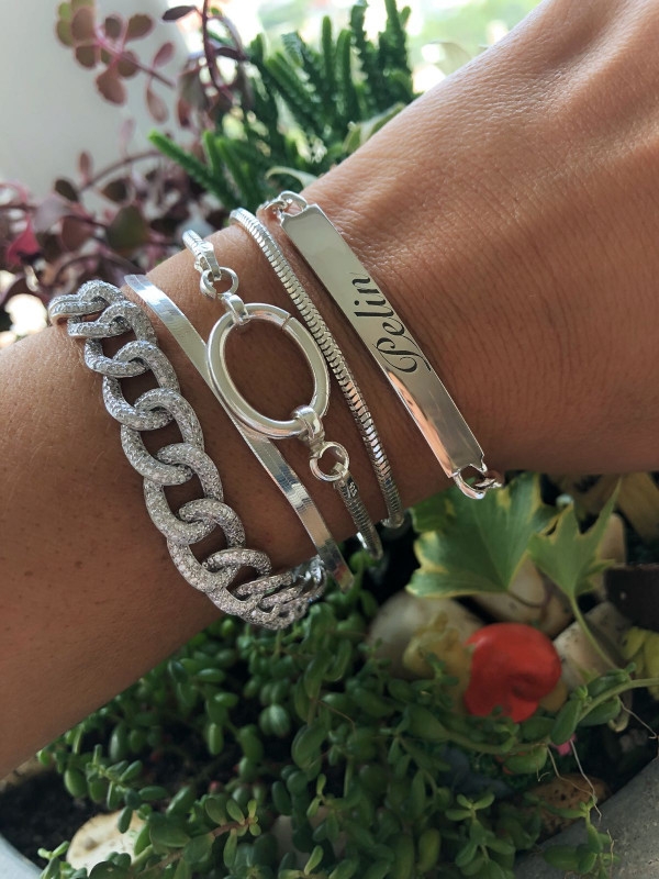 141-re YILAN ZİNCİR BİLEKLİK - Görsel 1