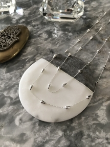 OVAL TOPLU ZİNCİR KOLYE - Görsel 2