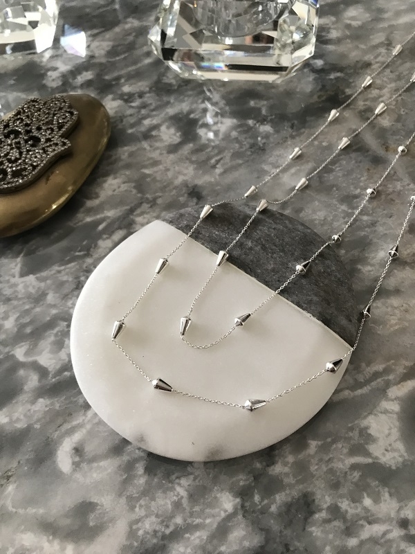 OVAL TOPLU ZİNCİR KOLYE - Görsel 2