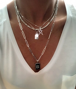 OVAL HARF MADALYON KOLYE