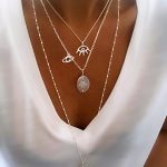 AY VE GÜNEŞ MADALYONLU KOLYE