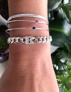 KALIN ZİNCİR HARF BİLEKLİK