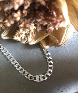 KALIN ZİNCİR HARF KOLYE - Görsel 2