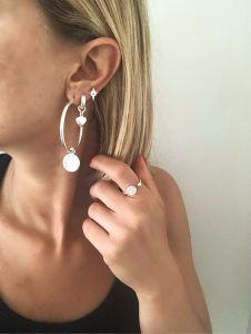 TURKUAZ TAŞLI MİNİ KUZEY YILDIZ KÜPE - Görsel 2