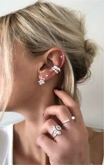 İÇİ BOŞ ÇİÇEK KÜPE - Görsel 2