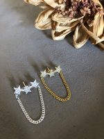 ZİNCİRLİ ÜÇ YILDIZ KÜPE