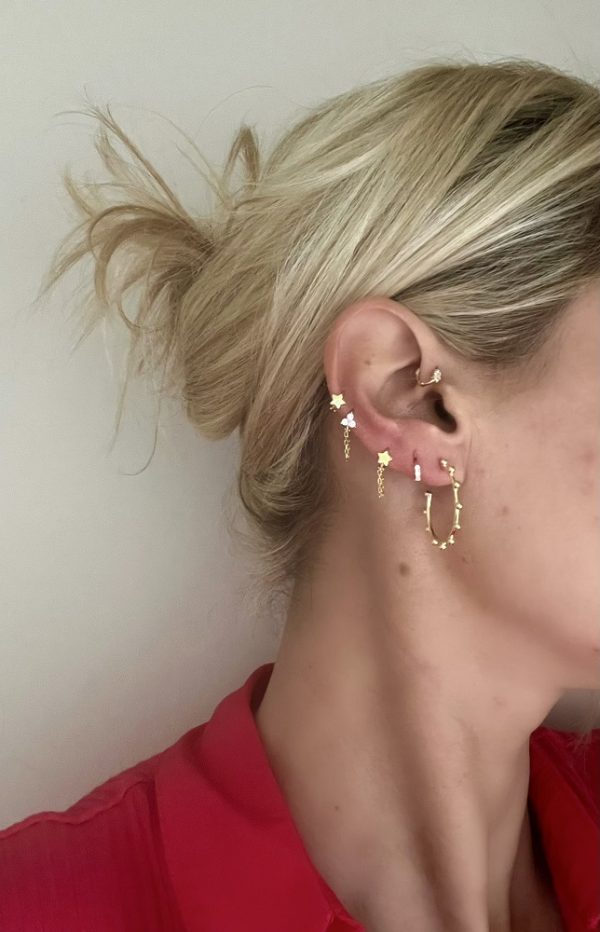 ZİNCİRLİ YILDIZ PIERCING - Görsel 2