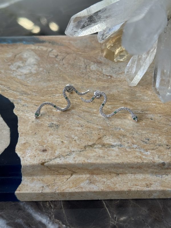 KRİSTAL YILAN KÜPE - Görsel 3