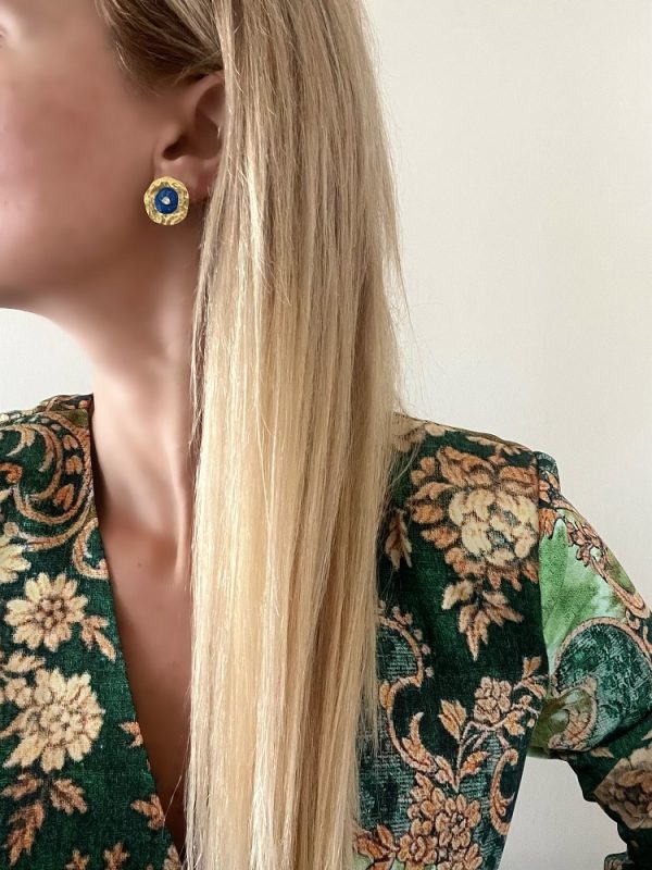 MAVİ DÖVME KÜPE - Görsel 2