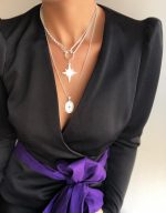 ÇİFT ZİNCİRLİ BÜYÜK KUZEY YILDIZ KOLYE - Görsel 3