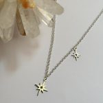 ÇİFT KUZEY YILDIZ KOLYE