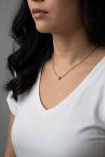 ALTIGEN KÜP ZİNCİR MADALYON KOLYE - Görsel 3