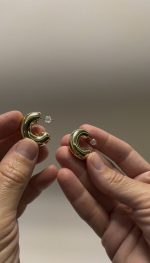 EXTRA KALIN HALKA KÜPE - Görsel 2